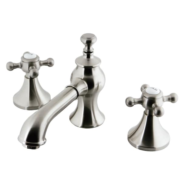 Kingston Brass KC7068BX 8" Widespread Bathroom Faucet, Brushed Nickel KC7068BX - main
